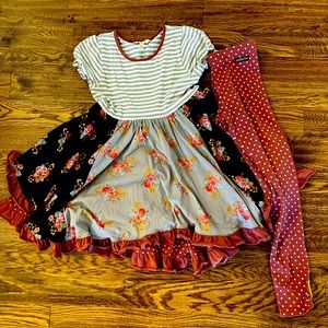 Matilda Jane Dress and Leggings